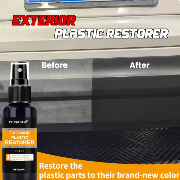šāØ PREPINFOAM Exterior Plastic Restorer Spray šāØ ( BUY 1 GET 1 FREE)