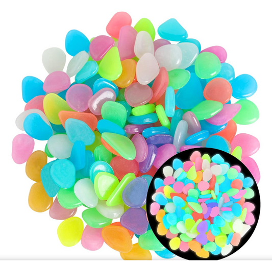 Luminous Stones – Mixed Color Glow Stones (150 pcs)
