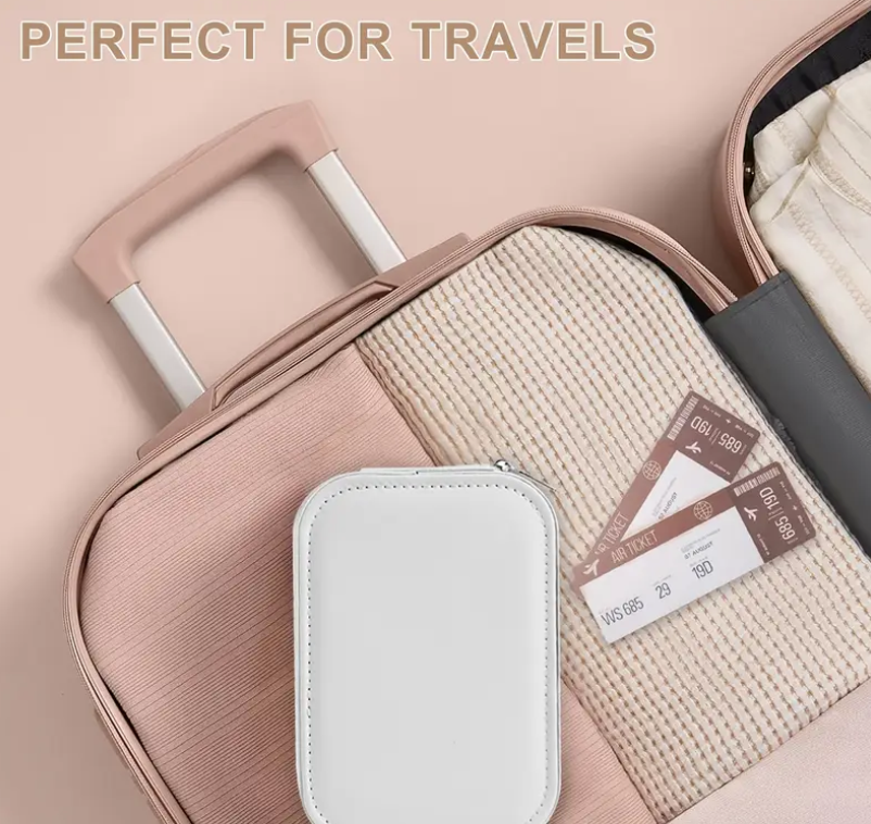 Portable Vanity Case - LED Makeup Mirror Box