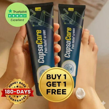 💥 BUY 1 GET 1 FREE! Capsacare Neuropathy Relief Cream 🧴🔥