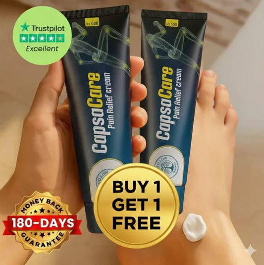 💥 BUY 1 GET 1 FREE! Capsacare Neuropathy Relief Cream 🧴🔥