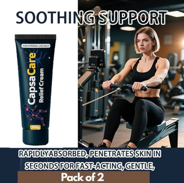 💥 BUY 1 GET 1 FREE! Capsacare Neuropathy Relief Cream 🧴🔥
