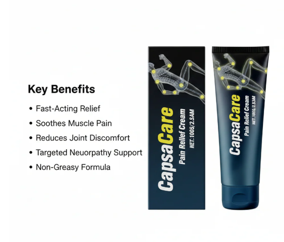 💥 BUY 1 GET 1 FREE! Capsacare Neuropathy Relief Cream 🧴🔥