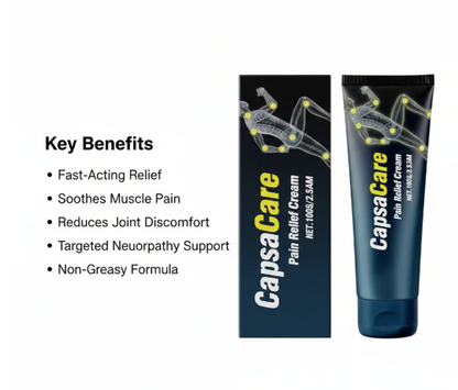 💥 BUY 1 GET 1 FREE! Capsacare Neuropathy Relief Cream 🧴🔥