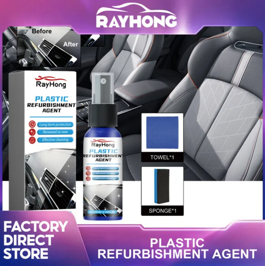 RayHong Plastic Refurbishment Agent Spray ( BUY 1 GET 1 FREE )