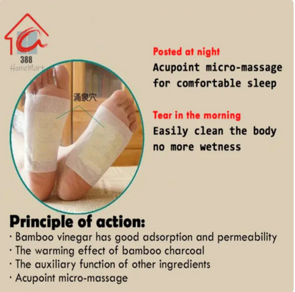 100% Merbal & Gentle Ingredient Detox Foot Pads (Buy 1 Get 1 Free 😍)