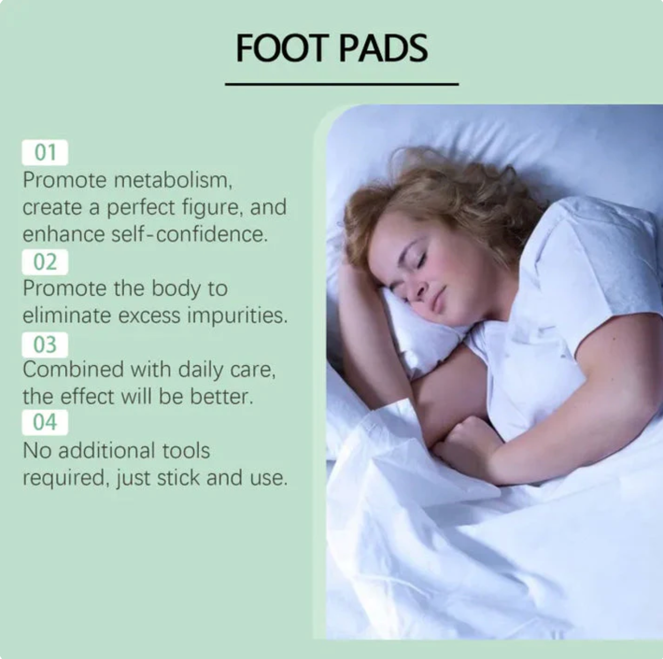100% Merbal & Gentle Ingredient Detox Foot Pads (Buy 1 Get 1 Free 😍)