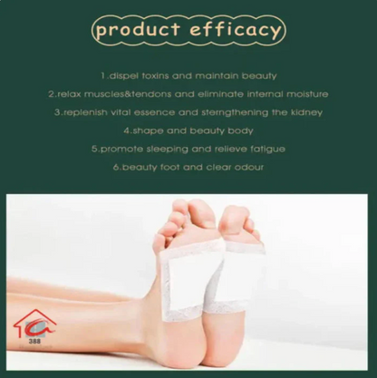 100% Merbal & Gentle Ingredient Detox Foot Pads (Buy 1 Get 1 Free 😍)