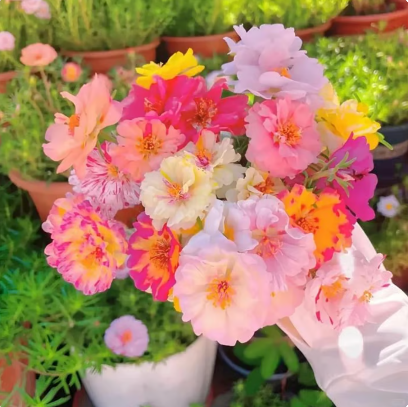 💫🌸BUY 1 GET 1 FREE | Moss Rose🌿Perennial Flower Seeds With Free-Plant Growth Supplement