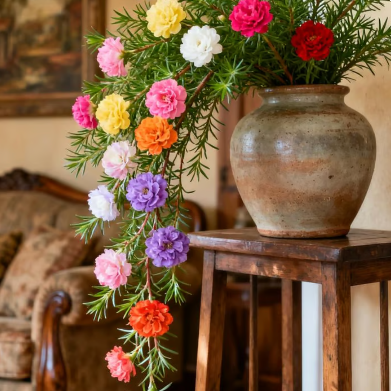 💫🌸BUY 1 GET 1 FREE | Moss Rose🌿Perennial Flower Seeds With Free-Plant Growth Supplement
