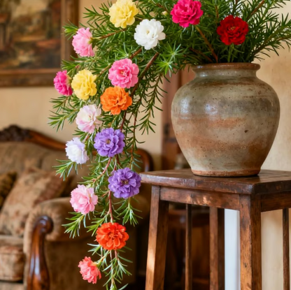 💫🌸BUY 1 GET 1 FREE | Moss Rose🌿Perennial Flower Seeds With Free-Plant Growth Supplement