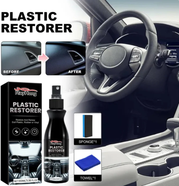 🚗✨ RAYHONG PLASTIC RESTORER SPRAY ✨🚗 ( BUY 1 GET 1 FREE )